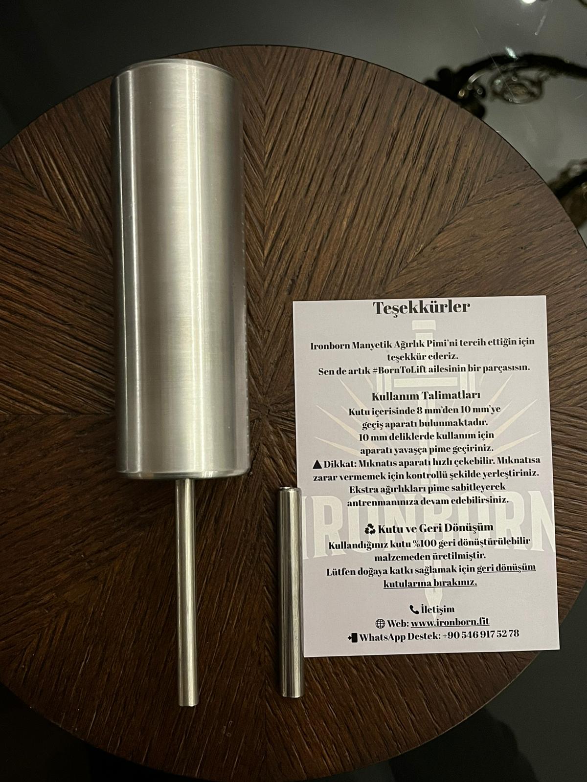 Manyetik Ağırlık Pimi + Adaptör